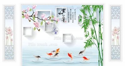 File in mica File in tranh tường 3D FT208757 (bản gốc) làm vách ngăn