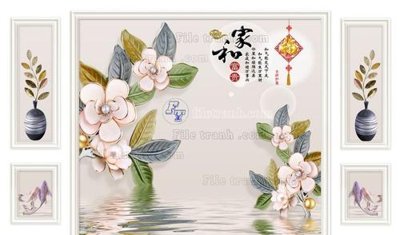 File tranh gốc File in tranh tường 3D FT208760 (bản quyền) độc đáo
