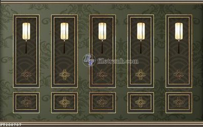 Tải file File in tranh tường 3D FT208787 (gốc) chủ đề hoa sen