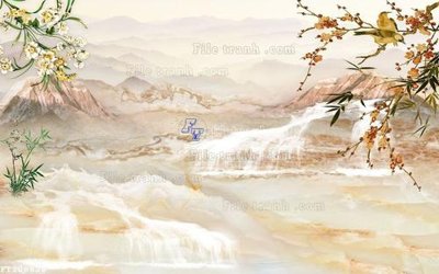 File gốc File in tranh tường 3D FT208828 (thiết kế) độc quyền