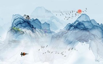 File tranh File in tranh tường 3D FT208850 (ảnh gốc) in trần xuyên sáng