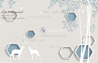 File tranh in trần File in tranh tường 3D FT208906 (ảnh gốc siêu nét)