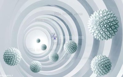 File in trần File in tranh tường 3D FT208917 (file gốc) phong thủy