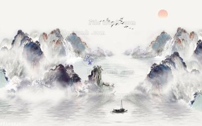 File gốc File in tranh tường 3D FT209030 (PSD/TIFF) độ phân giải cao