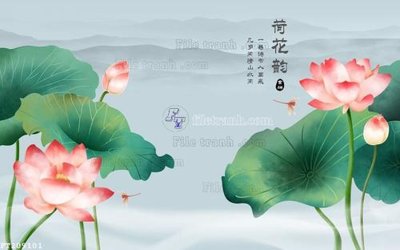 File in trần File in tranh tường 3D FT209101 (file gốc) phong thủy