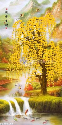 File gốc in tráng gương File in tranh tường 3D FT209169 chi tiết