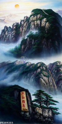 Tải về hình ảnh gốc File in tranh tường 3D FT209203 sắc nét