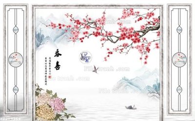 File in mica File in tranh tường 3D FT209264 (bản gốc) siêu trong