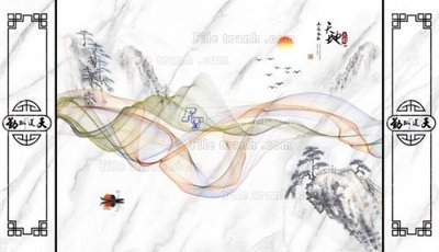 File tranh File in tranh tường 3D FT209292 (gốc) chủ đề thiên nhiên