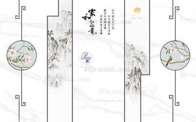 File tranh trang trí File in tranh tường 3D FT209302 (tải file gốc)