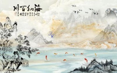 File tranh File in tranh tường 3D FT209345 (bản gốc) trang trí văn phòng