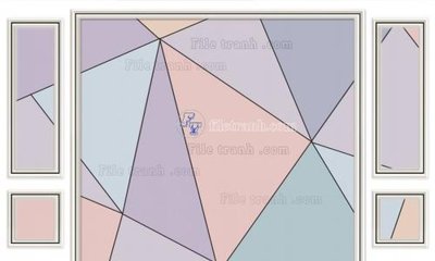 Download file gốc File in tranh tường 3D FT209357 (in lụa) nghệ thuật