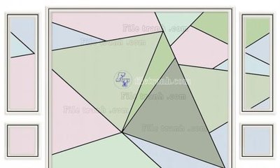 File gốc File in tranh tường 3D FT209358 (in mica) cắt laser