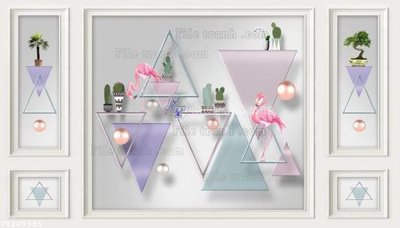 File in trần File in tranh tường 3D FT209385 (bản gốc) phong cảnh