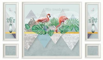 File ảnh File in tranh tường 3D FT209387 (gốc) cho trang trí nội thất