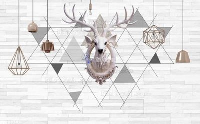 Ảnh gốc File in tranh tường 3D FT209396 (độ nét cao) in tráng gương