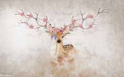 File tranh File in tranh tường 3D FT209401 (bản gốc) treo quán cafe