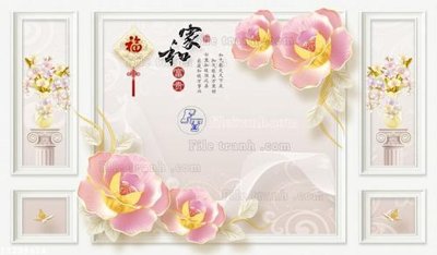 Tải file gốc File in tranh tường 3D FT209414 (in khổ lớn) không vỡ