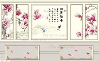 File gốc File in tranh tường 3D FT209495 (in ấn) không giới hạn