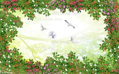 File in ấn File in tranh tường 3D FT209550 (bản gốc) từ file gốc