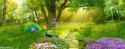 File gốc in ấn File in tranh tường 3D FT209551 (sẵn sàng tải về)