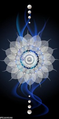 File gốc in tráng gương File in tranh tường 3D FT209598 chi tiết