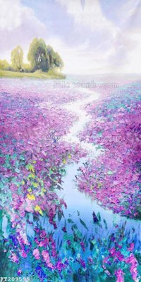 File tranh File in tranh tường 3D FT209599 (gốc) in trên kính