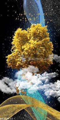 Tải file PSD File in tranh tường 3D FT209633 (nguyên layer) để in