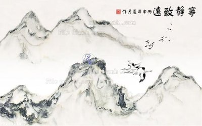 File tranh gốc File in tranh tường 3D FT209744 (bản quyền) file PSD