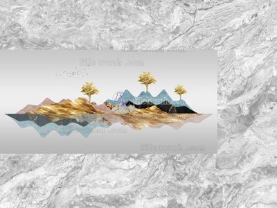 File in trần File in tranh tường 3D FT209787 (bản gốc) hoa văn