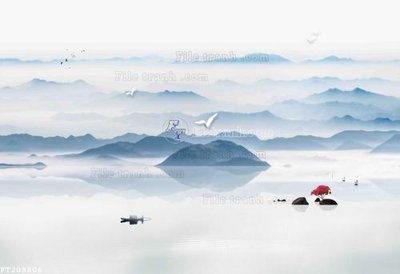 File gốc in ấn File in tranh tường 3D FT209806 chất lượng vượt trội