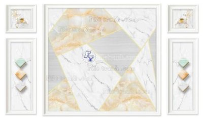 Download file gốc File in tranh tường 3D FT209897 (in lụa) tranh 3D