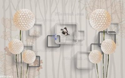 Tải file gốc File in tranh tường 3D FT209961 (in tráng gương) 5DFile gốc File in tranh tường 3D FT209961 (in ấn) phiên bản premium