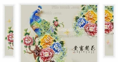 File gốc File in tranh tường 3D FT209974 (thiết kế) độc quyền