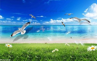 Ảnh gốc File in tranh tường 3D FT210018 (nét căng) in mica