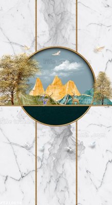 File tranh File in tranh tường 3D FT210098 (gốc) in vải canvas