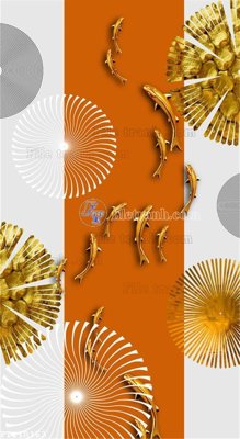 File gốc File in tranh tường 3D FT210163 (phong cách) tối giản