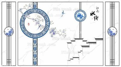 File gốc File in tranh tường 3D FT210232 (in mica) trang trí