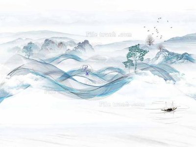 File gốc File in tranh tường 3D FT210337 (phong cách) châu Âu