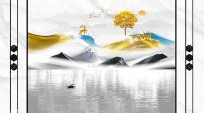 Tải file gốc File in tranh tường 3D FT210351 dùng cho in ấn