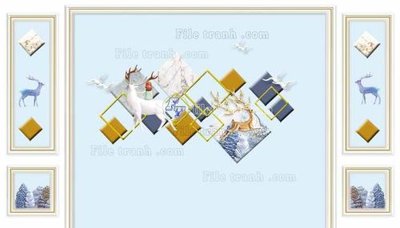 Tải file File in tranh tường 3D FT210390 (gốc) in nhanh