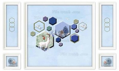 Tải file gốc File in tranh tường 3D FT210391 dùng cho in ấn