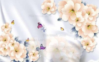 File in lụa File in tranh tường 3D FT210449 (hoa văn) File in tranh tường 3D FT210449
