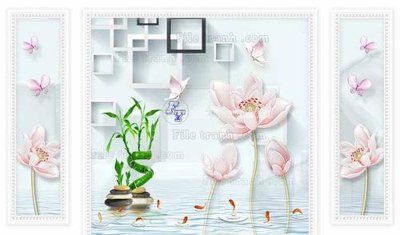 File ảnh File in tranh tường 3D FT210473 (gốc) cho trang trí nhà hàng