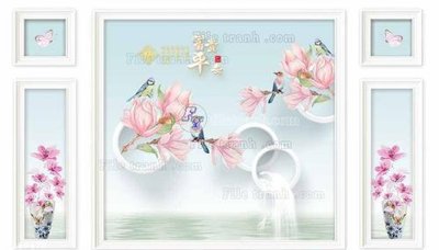File tranh File in tranh tường 3D FT210478 (ảnh gốc) in trần xuyên sáng