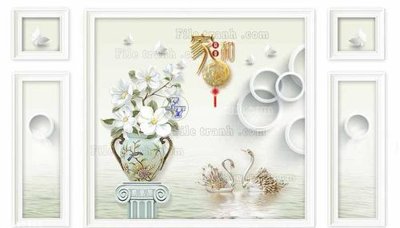 File gốc File in tranh tường 3D FT210488 (in mica) làm bảng hiệu