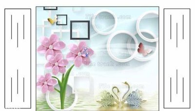 Tải file gốc File in tranh tường 3D FT210493 dùng cho in ấn