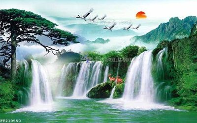 File PSD File in tranh tường 3D FT210550 (nguyên gốc) chất lượng cao