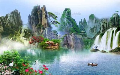 File in lụa File in tranh tường 3D FT210551 (hoa văn) File in tranh tường 3D FT210551