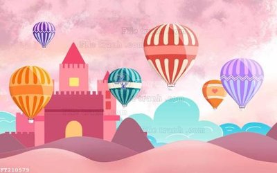 File in trần File in tranh tường 3D FT210579 (bản gốc 3D) sống động